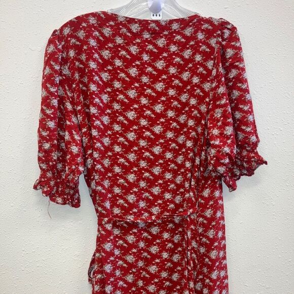 Natural life Sophia v neck floral wrap maxi dress with slits coastal cowgirl 734 - Picture 11 of 11